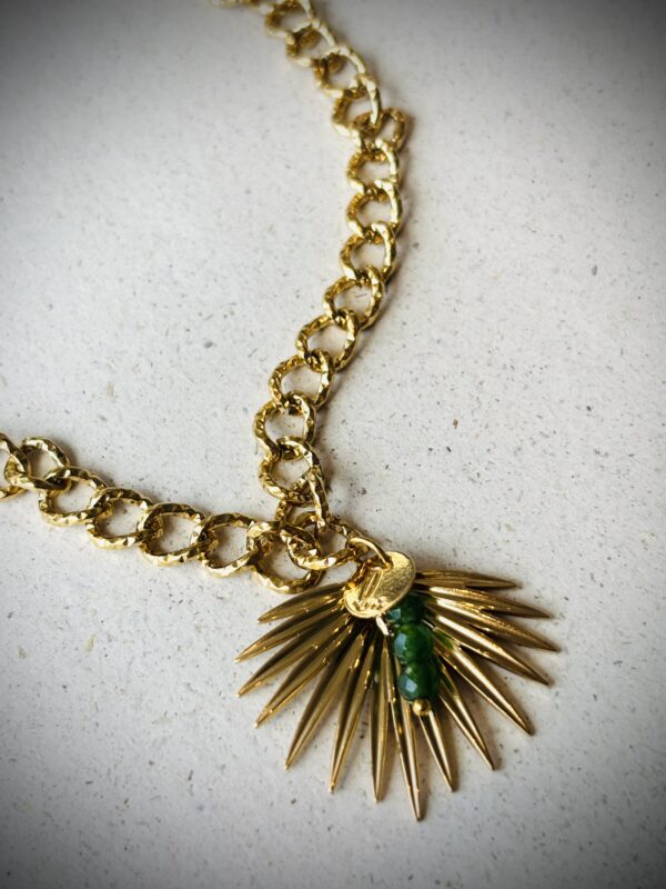Collier POKA vert – Image 2
