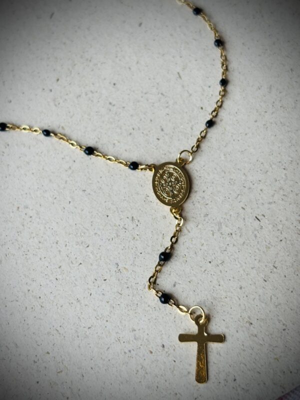 Collier ANNE noir – Image 2