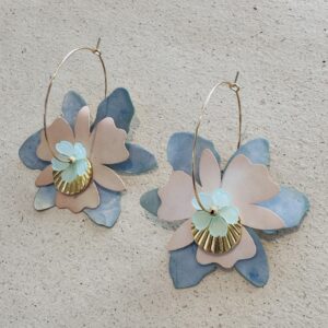 Boucles d'oreilles ARIELLE turquoise