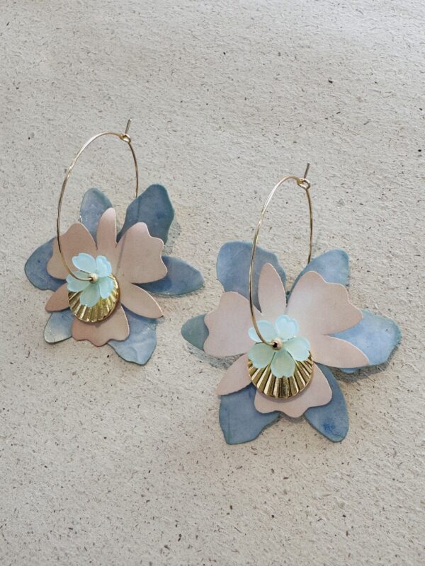 Boucles d'oreilles ARIELLE turquoise