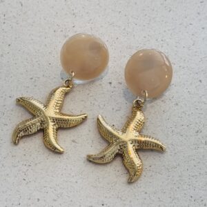 Boucles d'oreilles SEDNA beige