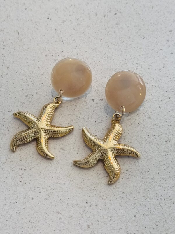 Boucles d'oreilles SEDNA beige