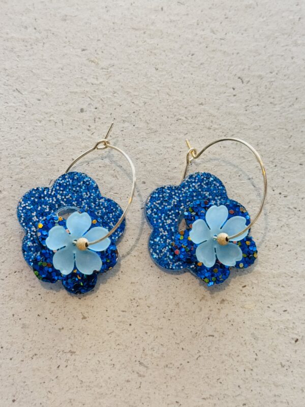 Boucles d'oreilles LAURETTE bleu
