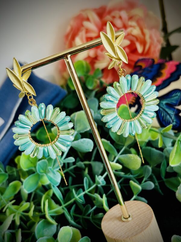 Boucles d'oreilles MIÜ vert – Image 2