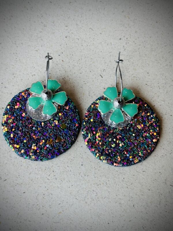 Boucles d'oreilles ANALINE vert