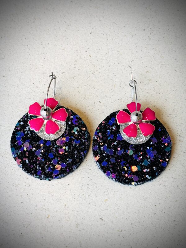 Boucles d'oreilles ANALINE rose