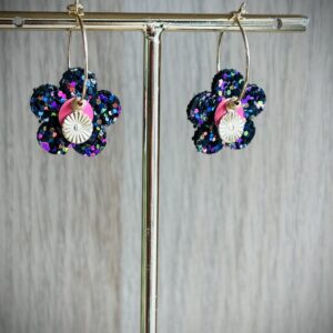 Boucles d'oreilles COQUETTE rose