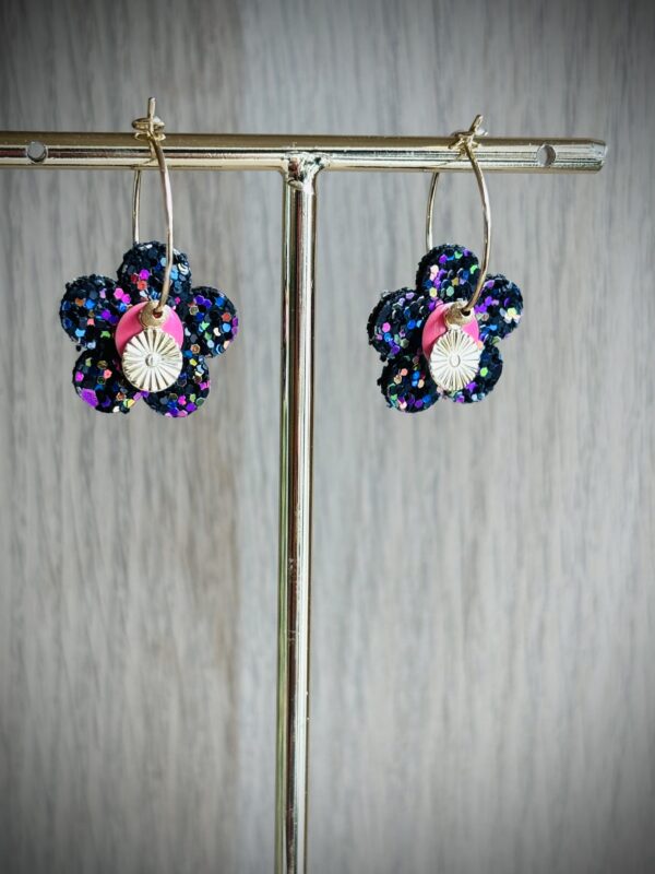 Boucles d'oreilles COQUETTE rose