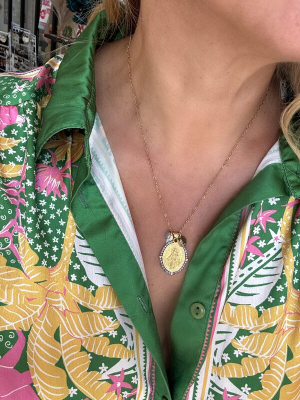Collier DORINE mauve – Image 3