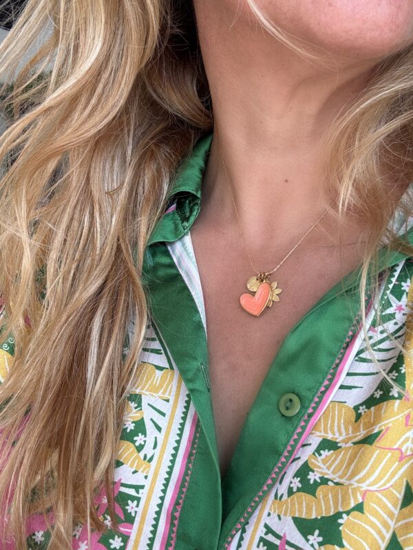 Collier SILOE orange – Image 3
