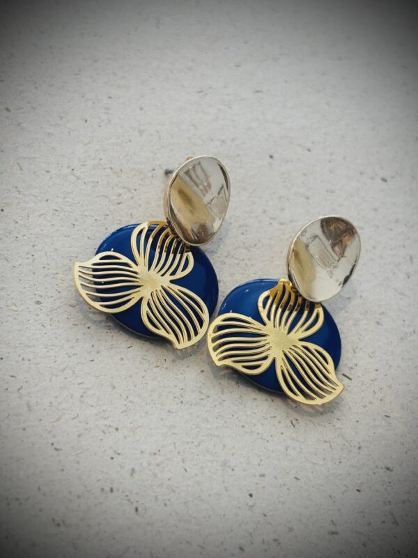 Boucles d'Oreilles MINETTE bleu
