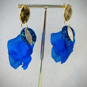 Boucles d'oreilles LUNELLE BLEU