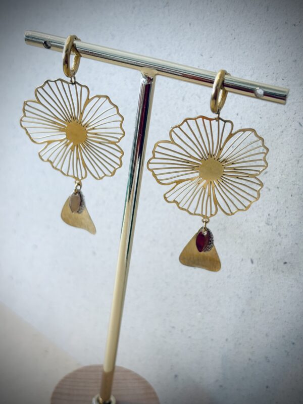 Boucles d'oreilles ELMA doré