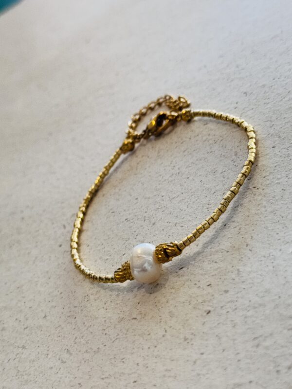 Bracelet FRANCINE blanc – Image 2