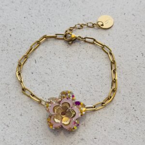 Bracelet SOLINE jaune, rose