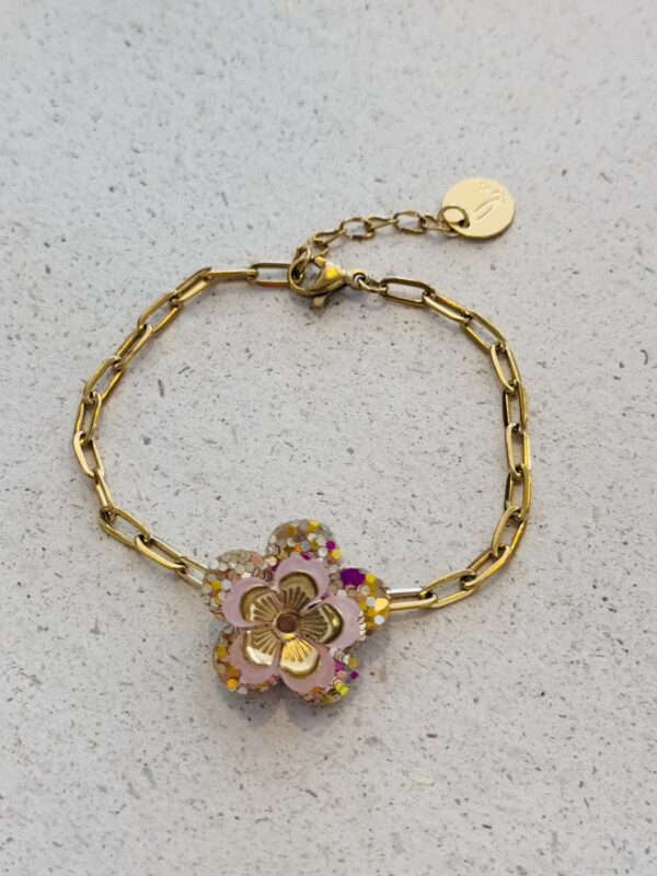 Bracelet SOLINE jaune, rose