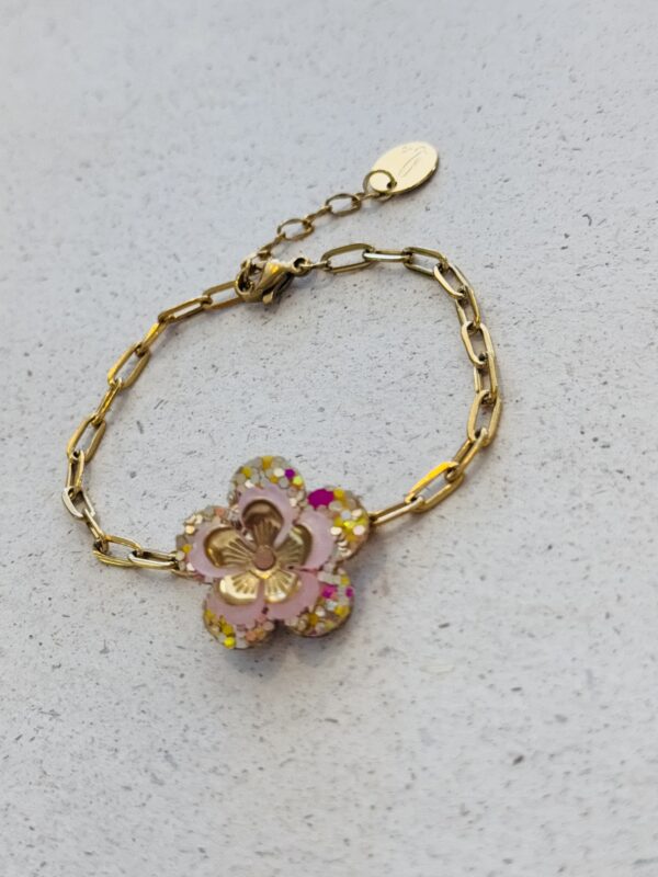Bracelet SOLINE jaune, rose – Image 2