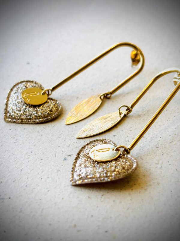 Boucles d'oreilles LYSIA doré – Image 2