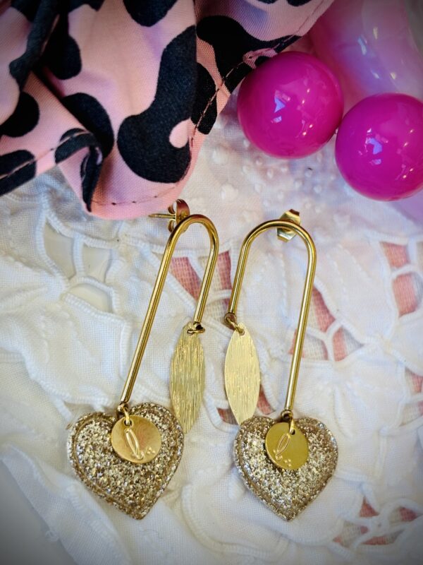 Boucles d'oreilles LYSIA doré – Image 3