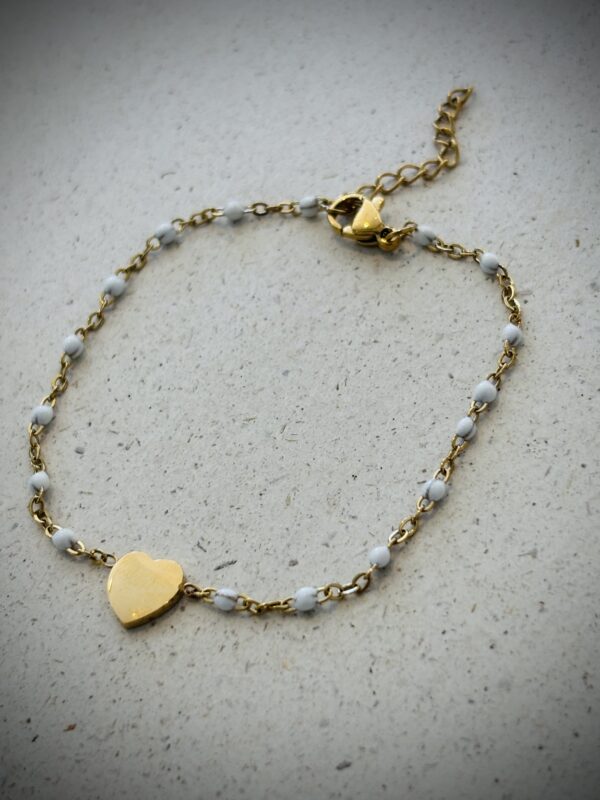Bracelet CLAUDETTE blanc – Image 2