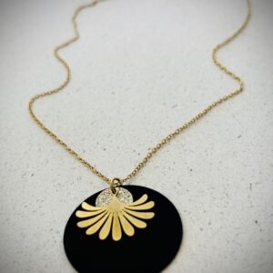 Collier TIME noir