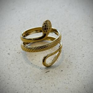 Bague SNAKE doré