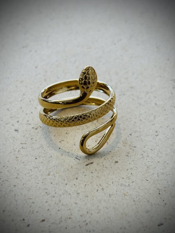 Bague SNAKE doré