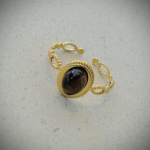 Bague ASHLEY marron