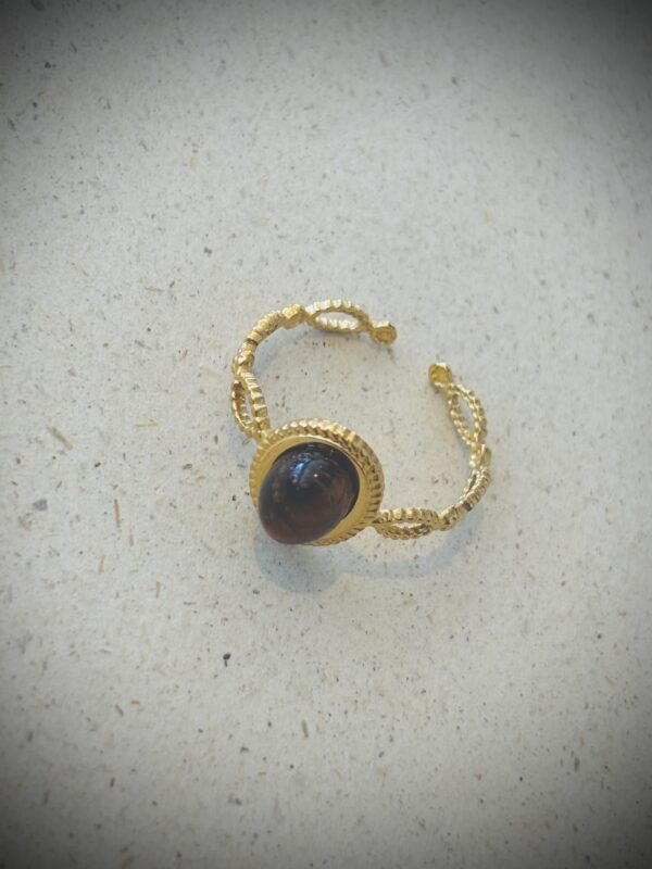 Bague ASHLEY marron – Image 2