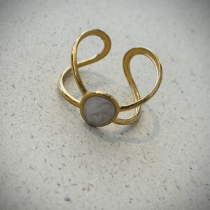 Bague CINDY blanc