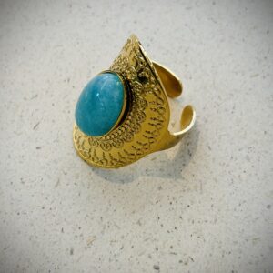 Bague OLË turquoise