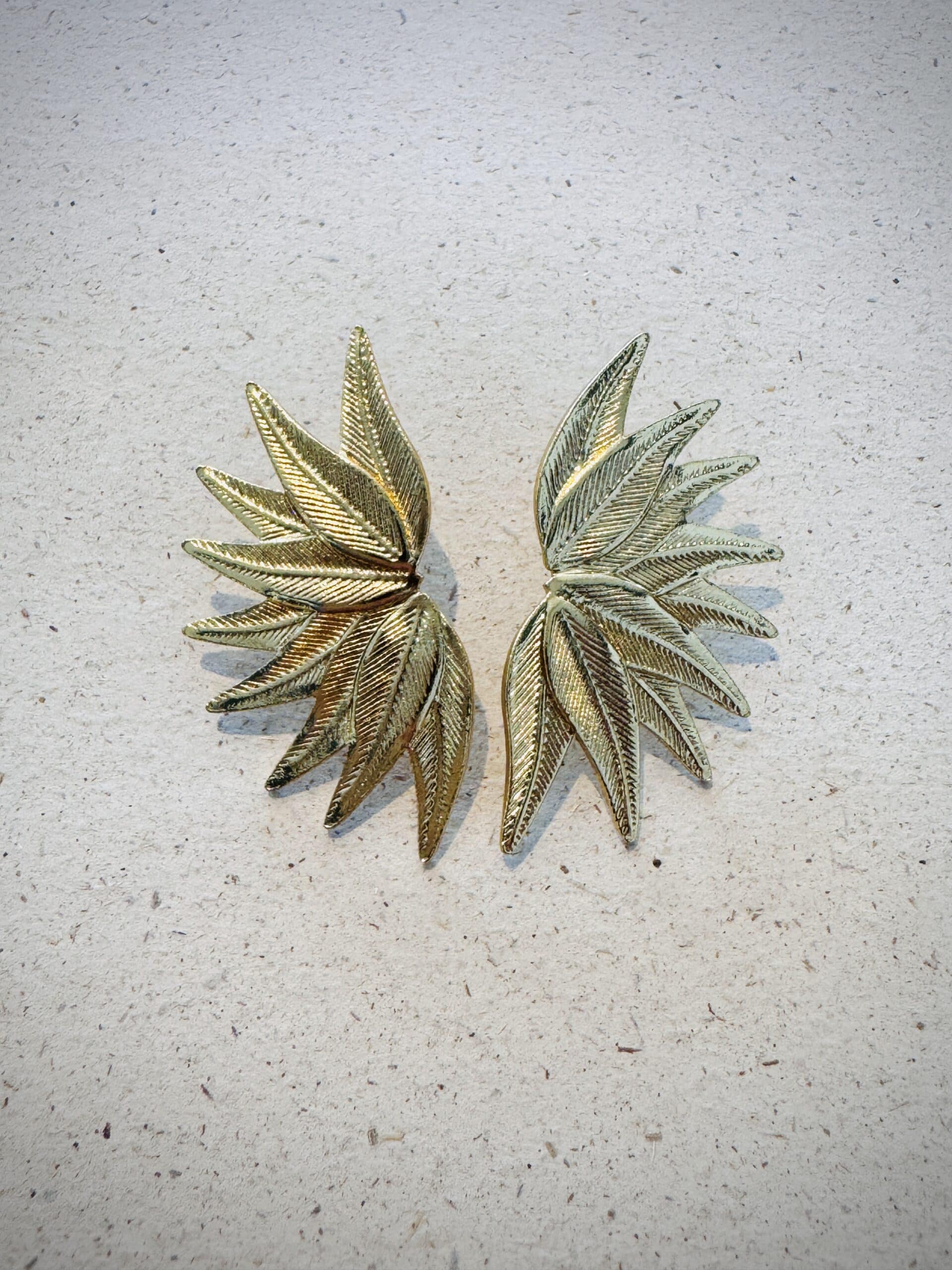 Boucles d'oreilles NOVA bleu vert – Image 2