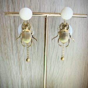 Boucles d'oreilles LOUISON blanc