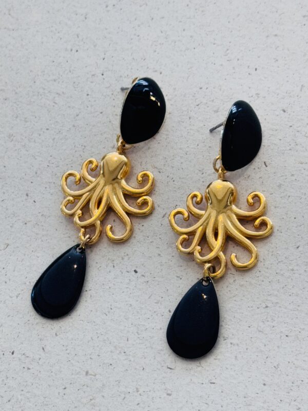 Boucles d'oreilles MOANA noir