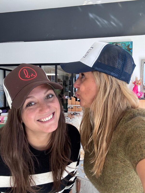 Casquette Laëtitiatralala marron corail – Image 3