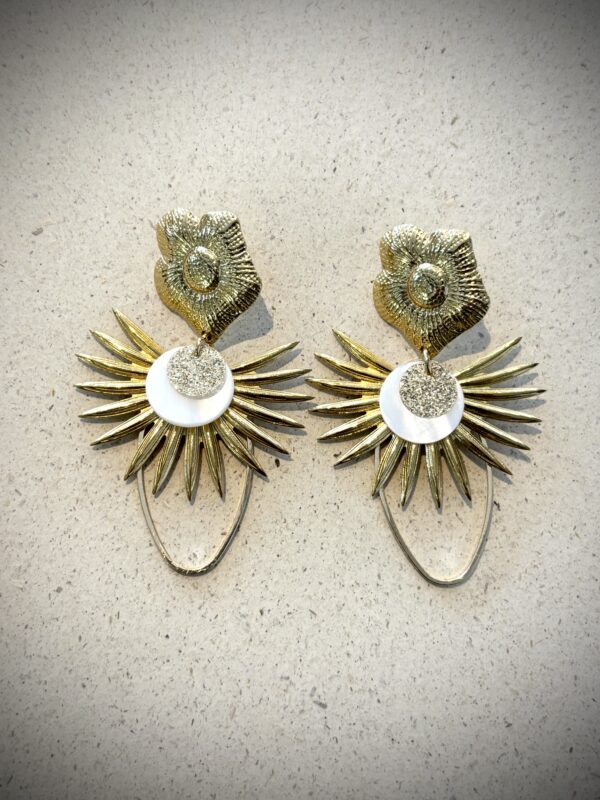 Boucles d'oreilles LIVIA blanc
