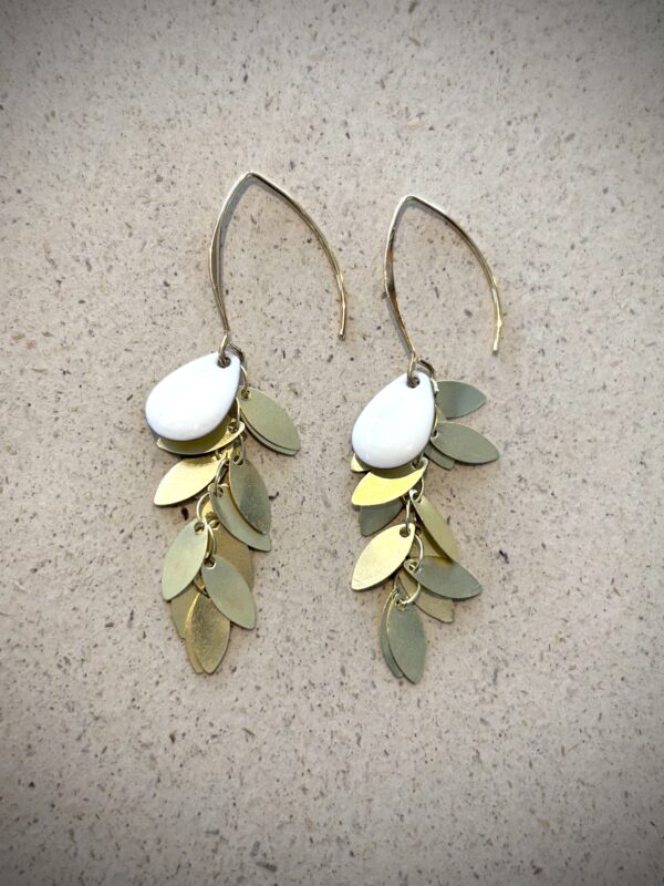 Boucles d'oreilles KIARA blanc