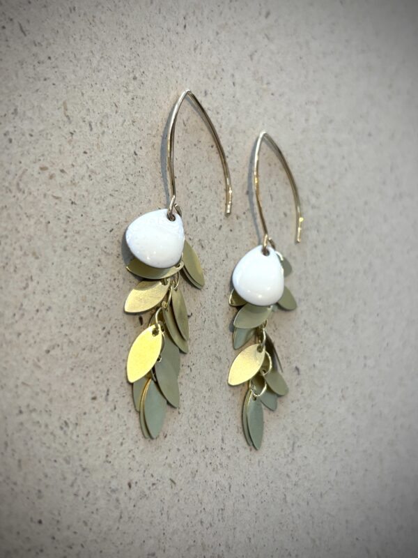 Boucles d'oreilles KIARA blanc – Image 2