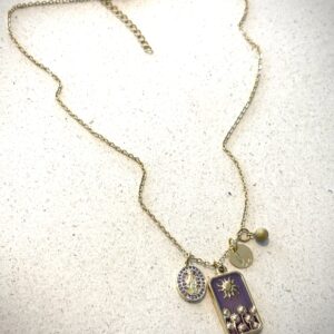 Collier PIA mauve