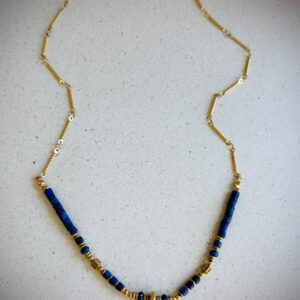 Collier LOU bleu