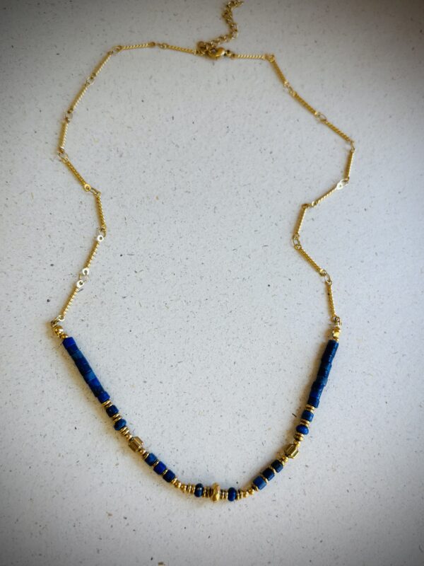 Collier LOU bleu