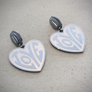 Boucles d'oreilles LIV argenté