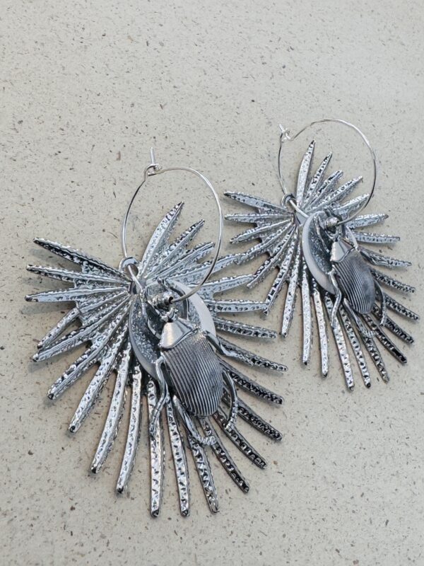 Boucles d'oreilles GLAM blanc – Image 2