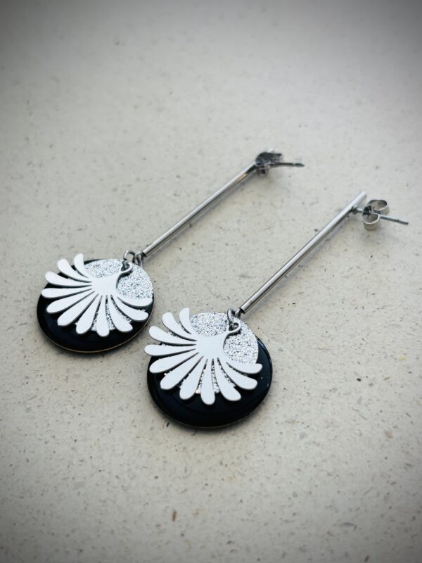 Boucles d'oreilles CARMEN noir – Image 2