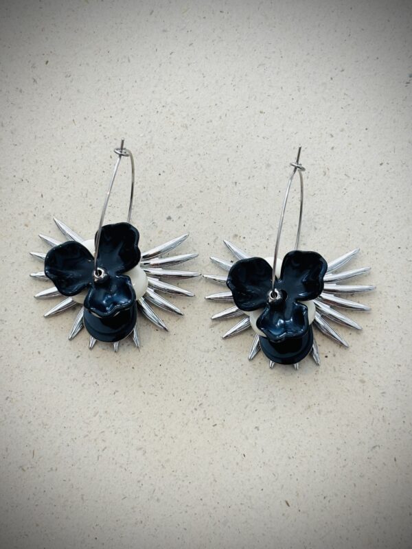 Boucles d'oreilles ELLA noir