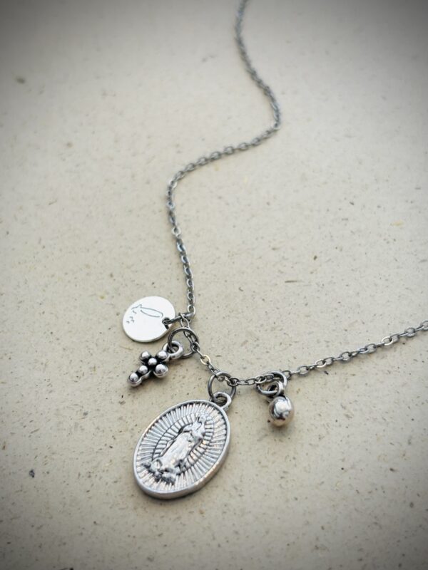 Collier LINETTE argenté – Image 2