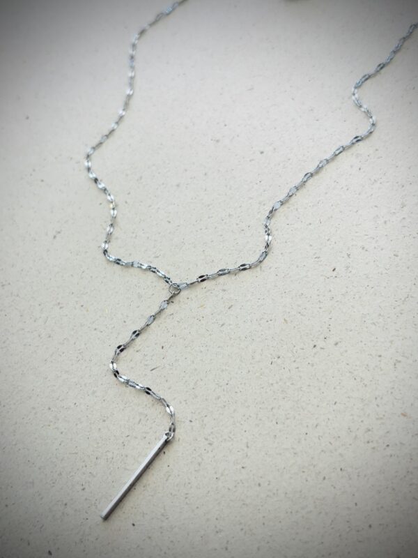 Collier ABBY argenté – Image 2