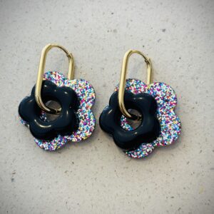 Boucles d'oreilles SALILA noir