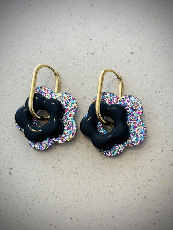 Boucles d'oreilles SALILA noir