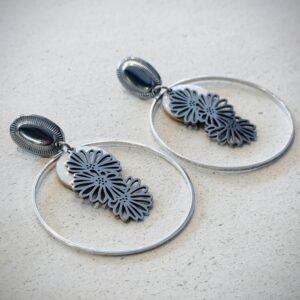 Boucles d'oreilles JOSEPHINE blanc